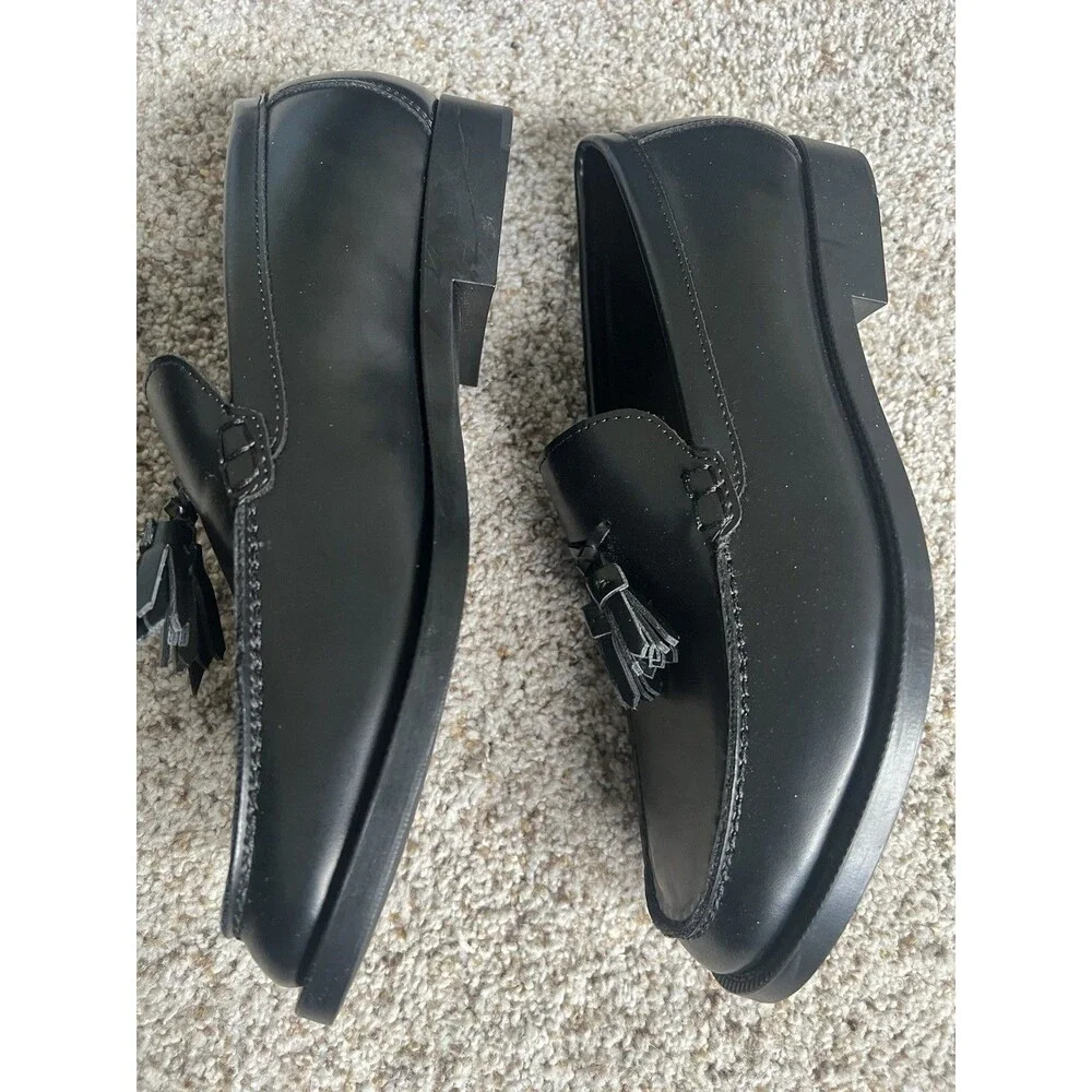 Zara Men's Regnum Comfort Tassel Loafers Black Size EU 41 NWOB